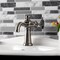 Kingston Brass Single-Handle Bathroom Faucet with Push Pop-Up, Black Stainless KS354CGVN - alternate 2